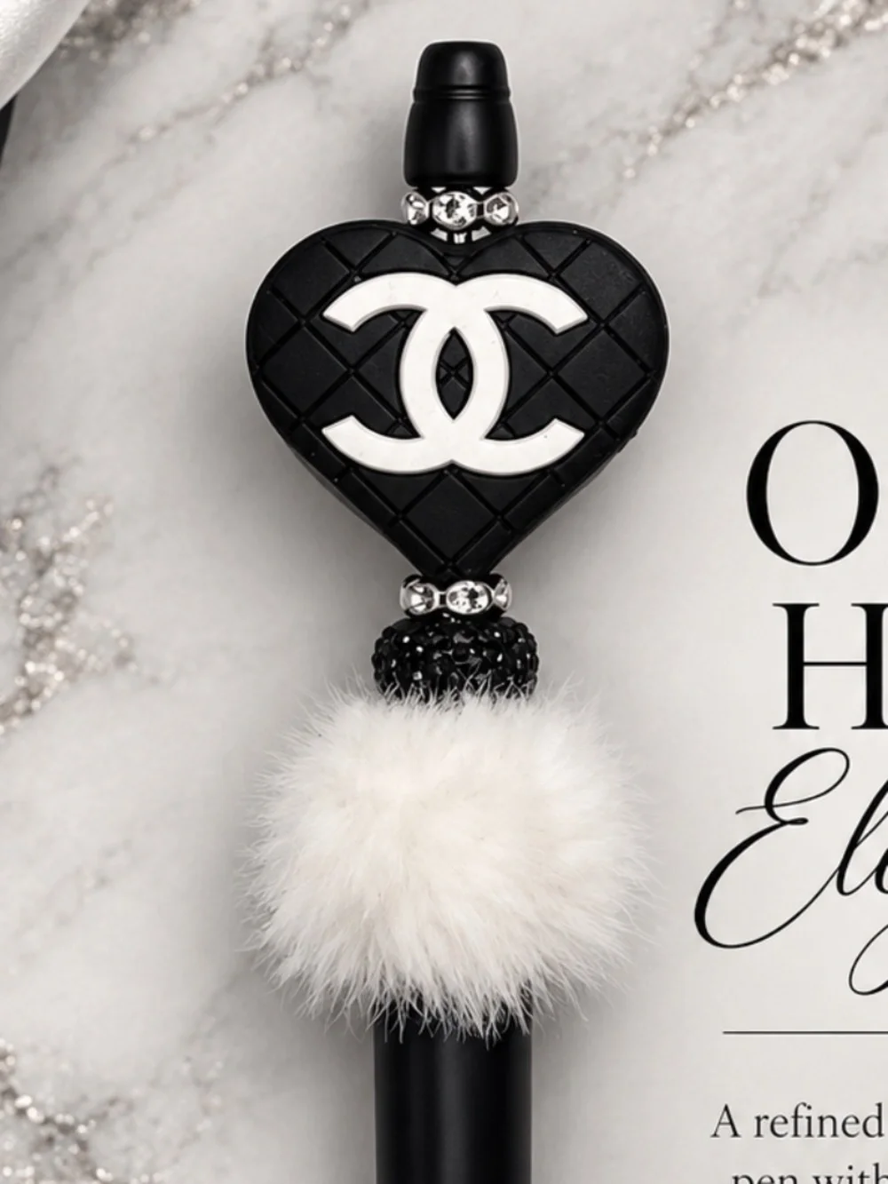 Onyx Heart Elegance Pen